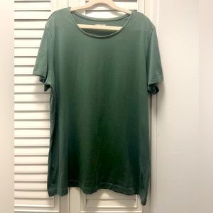 HALF-PRICE w/ any other item! Lands End SP sage green t-shirt